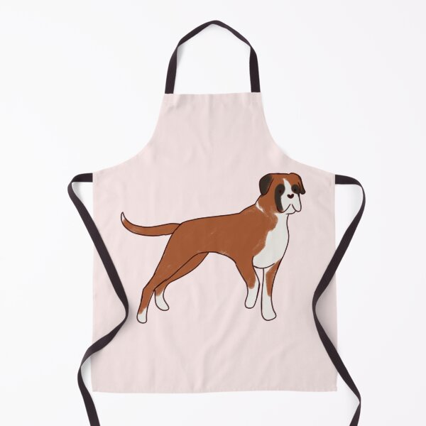 Item preview, boxer dog illustration designed and sold by Mayarart.