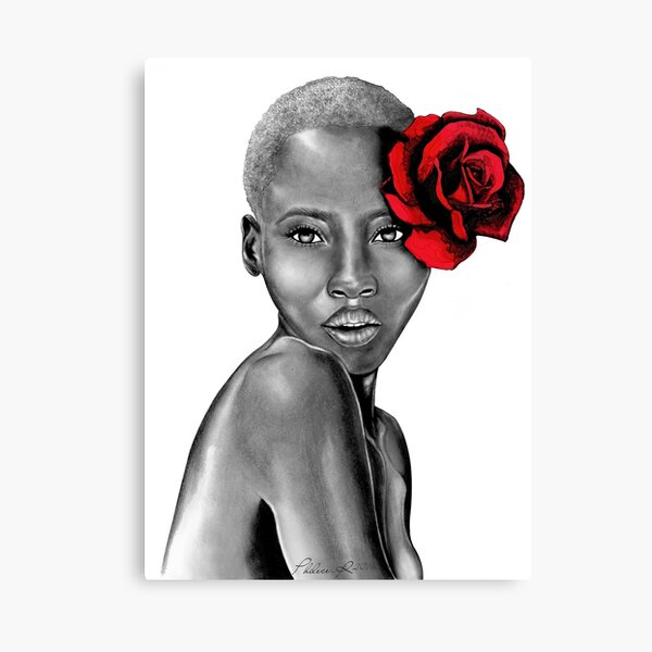 Uzuri Red | The Beauty Collection Canvas Print
