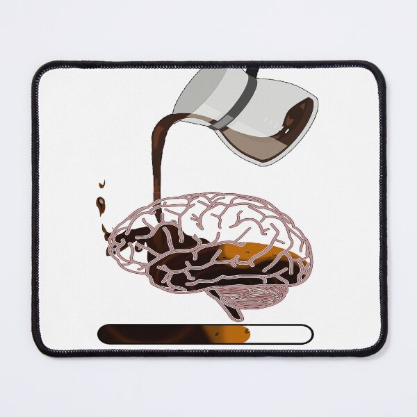 Item preview, Brain coffee loading T-shirt designed and sold by Ahmed Bakry.