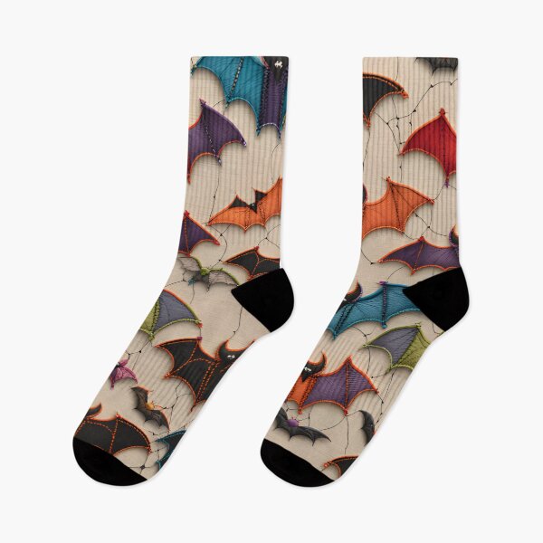 Item preview, 3d Embroidered Bats and Cobwebs designed and sold by EnchantedMoon143.