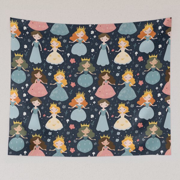 Item preview, Princesses Pattern 6 designed and sold by DigitalPatternx.
