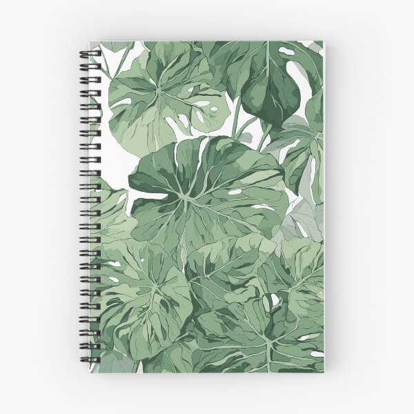 Item preview, Green Floral Monstera Pattern designed and sold by SynthiPrint.