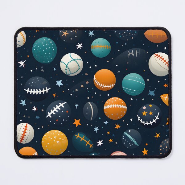 Item preview, In the universe of planetary balls, there are two types of balls: those who are round-circular-spherical, and those who are not. Autumn Design Football Kickoff, Fall Fashion Pattern. designed and sold by ignasirus.
