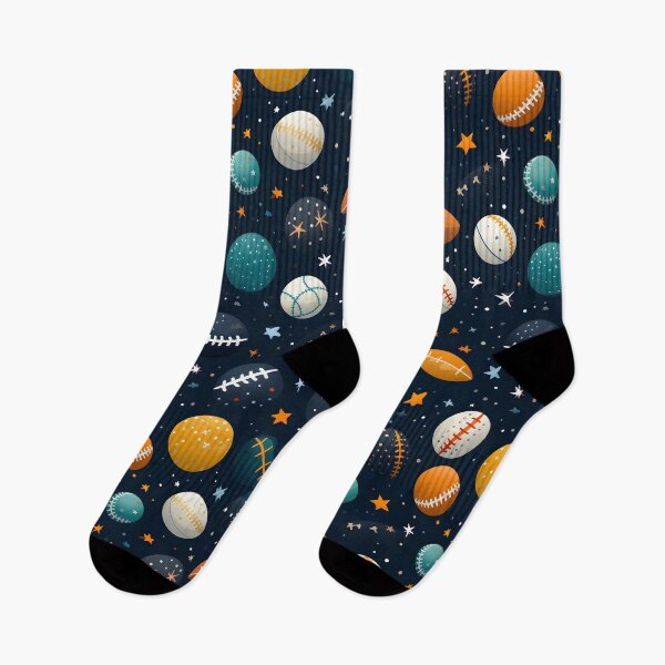 Item preview, In the universe of planetary balls, there are two types of balls: those who are round-circular-spherical, and those who are not. Autumn Design Football Kickoff, Fall Fashion Pattern. designed and sold by ignasirus.