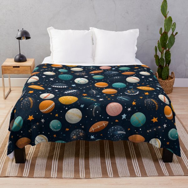 Item preview, In the universe of planetary balls, there are two types of balls: those who are round-circular-spherical, and those who are not. Autumn Design Football Kickoff, Fall Fashion Pattern. designed and sold by ignasirus.