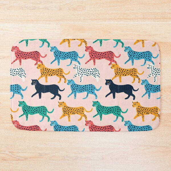 Item preview, Cheetahs Prancing: Colorful Spotted Big Cats designed and sold by Lovegrass Prints.