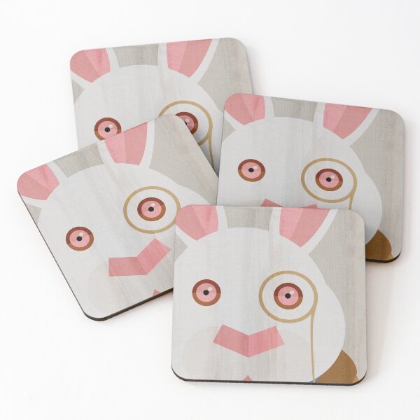 Item preview, The white rabbit illustration designed and sold by Millie Oldham.