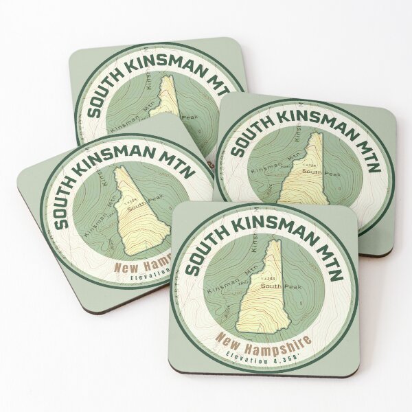 Item preview, Mountain Map NH Shape - South Kinsman designed and sold by Willz Designz.