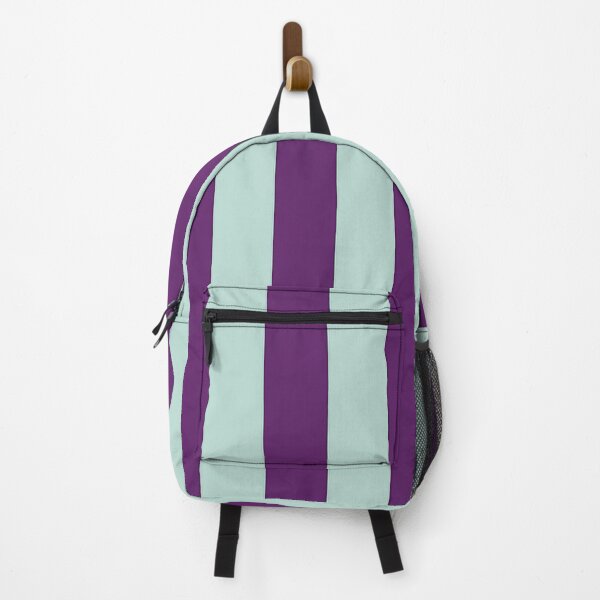 Item preview, Medium AUBERGINE and MINT GREEN Vertical STRIPES designed and sold by RachelMacht.