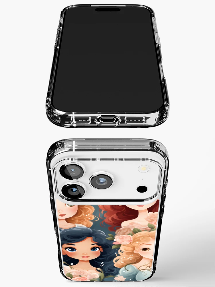 Thumbnail 3 of 5, iPhone Case, Princesses Pattern 7 designed and sold by DigitalPatternx.