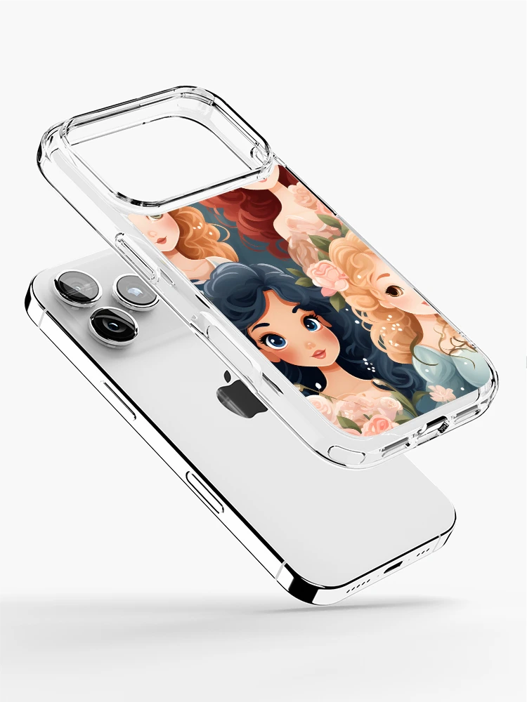 Thumbnail 2 of 5, iPhone Case, Princesses Pattern 7 designed and sold by DigitalPatternx.