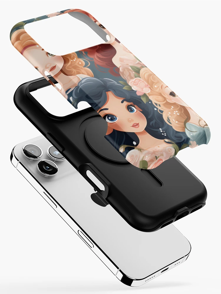 Thumbnail 2 of 4, iPhone Case, Princesses Pattern 7 designed and sold by DigitalPatternx.