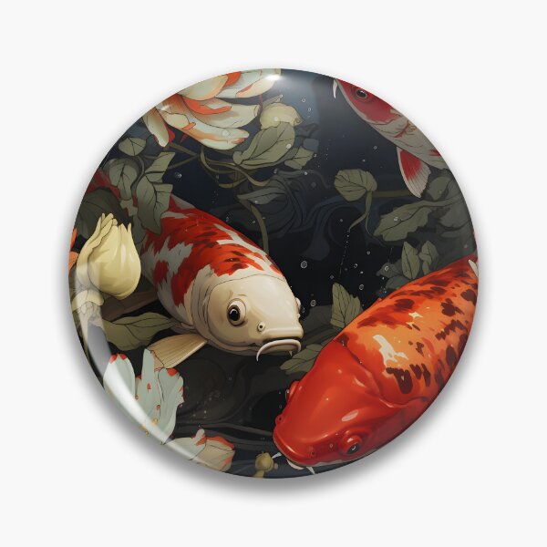 Item preview, Graceful Tranquility. Koi Fish Gliding Through Serene Waters designed and sold by trustApirom.