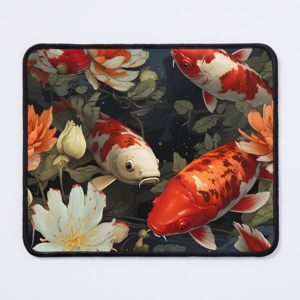 Item preview, Graceful Tranquility. Koi Fish Gliding Through Serene Waters designed and sold by trustApirom.
