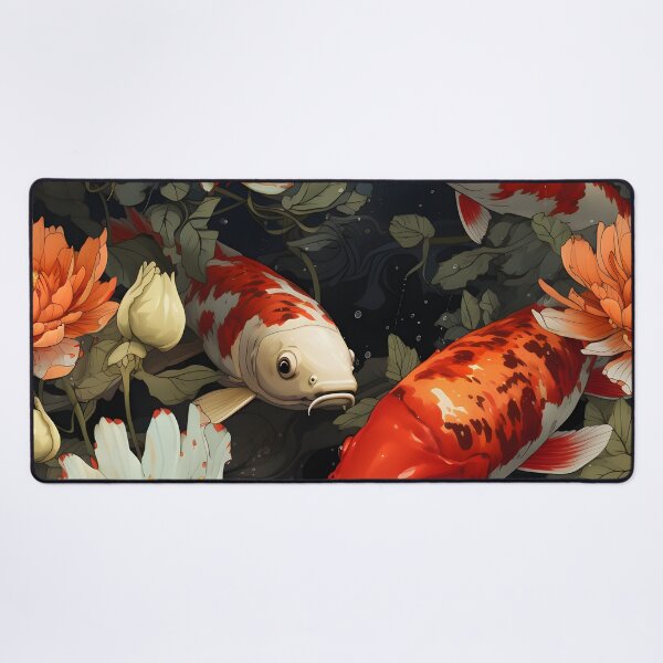 Item preview, Graceful Tranquility. Koi Fish Gliding Through Serene Waters designed and sold by trustApirom.