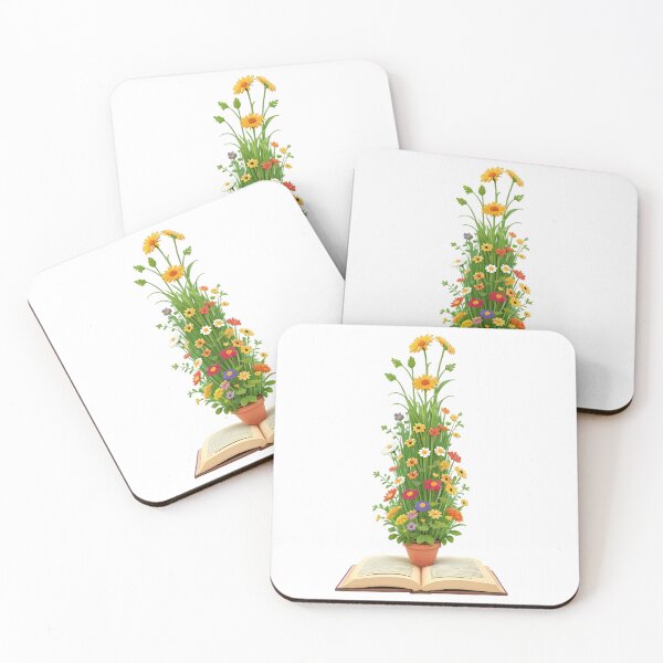 Item preview, Flowers growing from book designed and sold by EightMustangs.