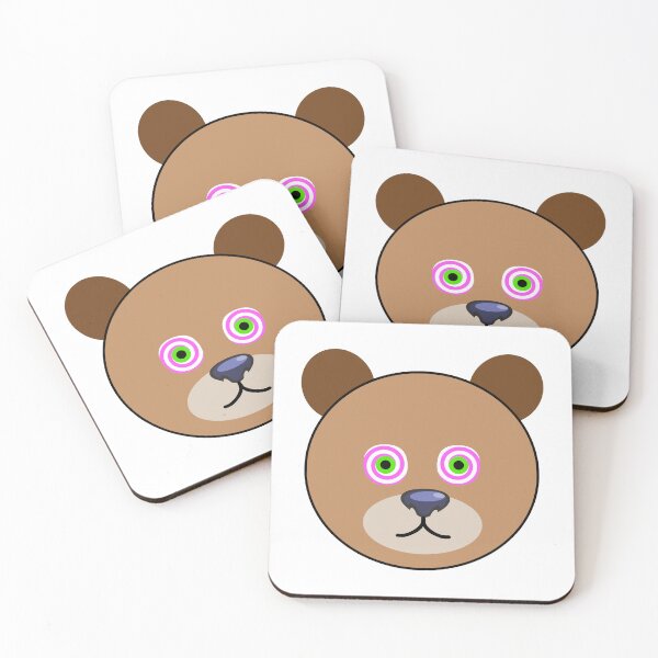 Item preview, Mesmerized Bear Emoji designed and sold by m2inspiration.