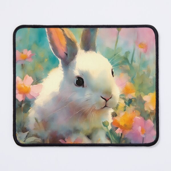 Item preview, Bunny in Flowers designed and sold by HabitableMoons.