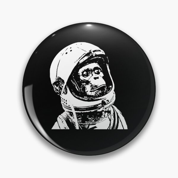 Item preview, Monkey in Space. Funny Astronaut Chimpanzee designed and sold by Aubre-yHowucvb.