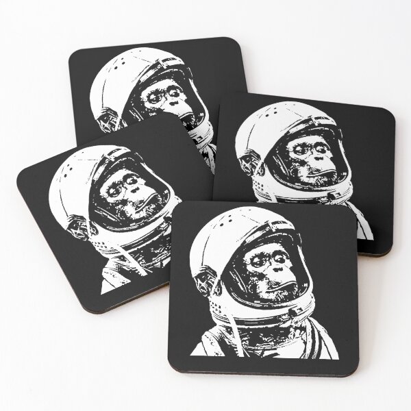 Item preview, Monkey in Space. Funny Astronaut Chimpanzee designed and sold by Aubre-yHowucvb.