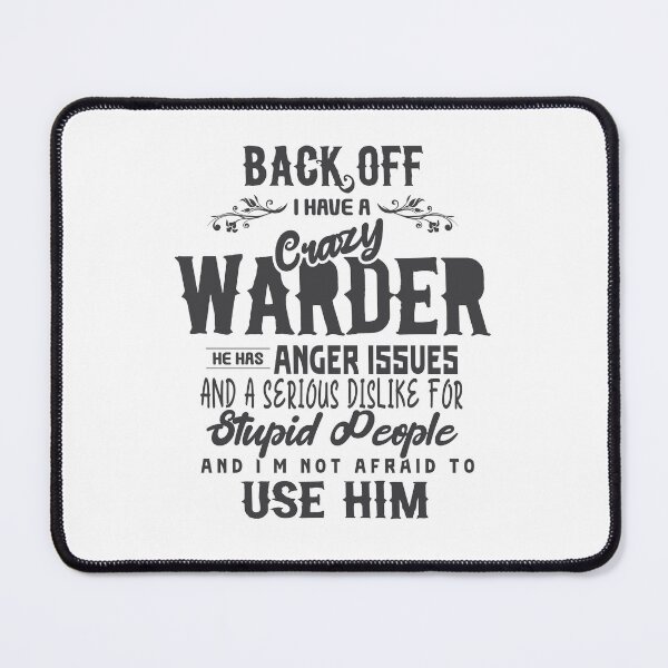 Item preview, Crazy Warder (Dark) designed and sold by Taveren-Tavern.