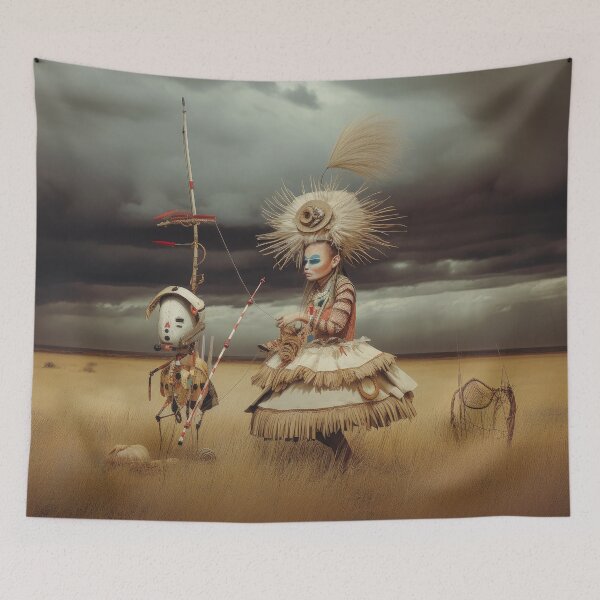 Item preview, Tribal Dancer on Mars w Puppet designed and sold by Peter LOPEZ.