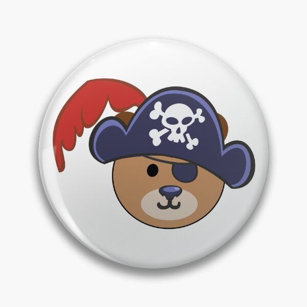 Item preview, Pirated Bear Emoji designed and sold by m2inspiration.