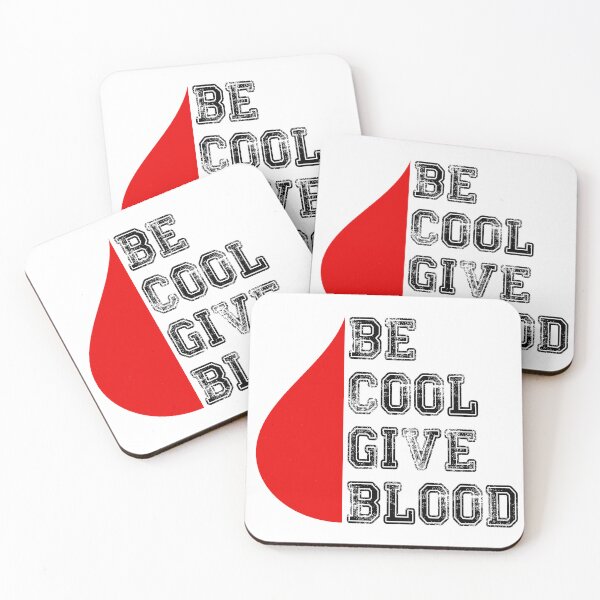 Item preview, Be Cool Give Blood Donating blood voluntary blood donation Blood Donation Awareness designed and sold by DreamStore360.