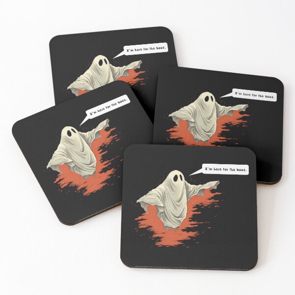 Item preview, I'm Here for the Boos, Halloween Ghost designed and sold by Mythic Legends Digital.