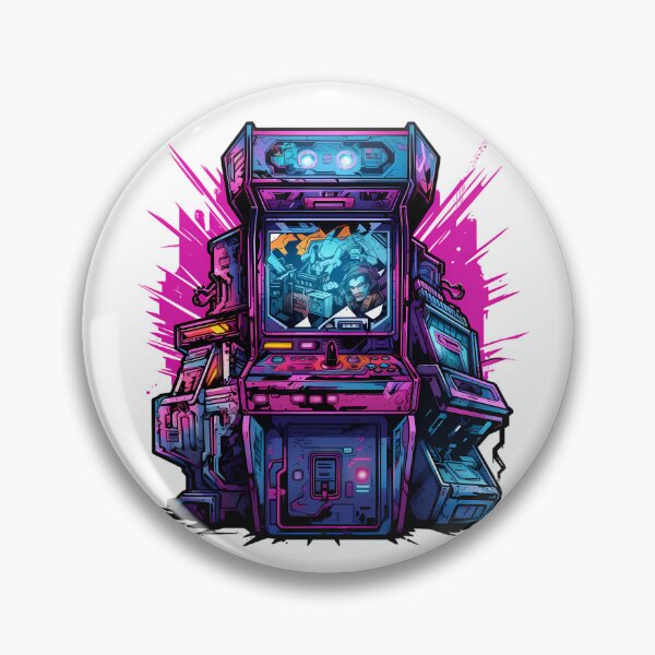 Item preview, Cyberpunk Video Game Arcade Cabinet designed and sold by SchorlCraft.