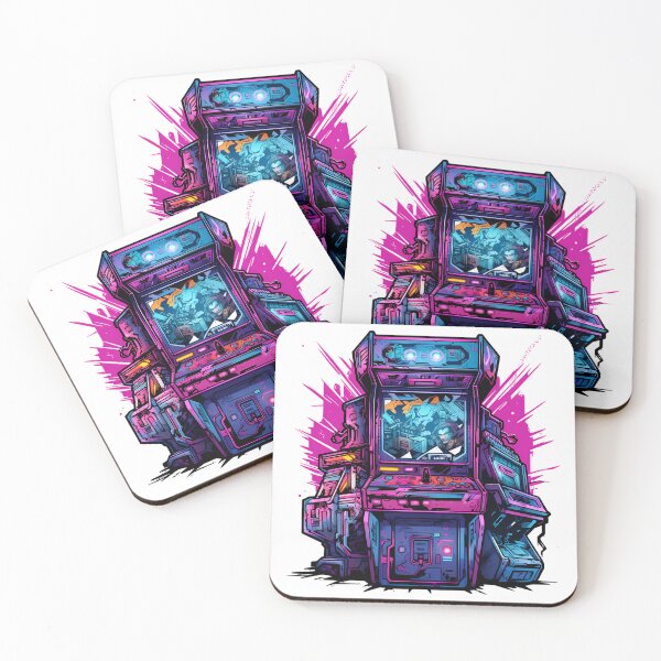 Item preview, Cyberpunk Video Game Arcade Cabinet designed and sold by SchorlCraft.