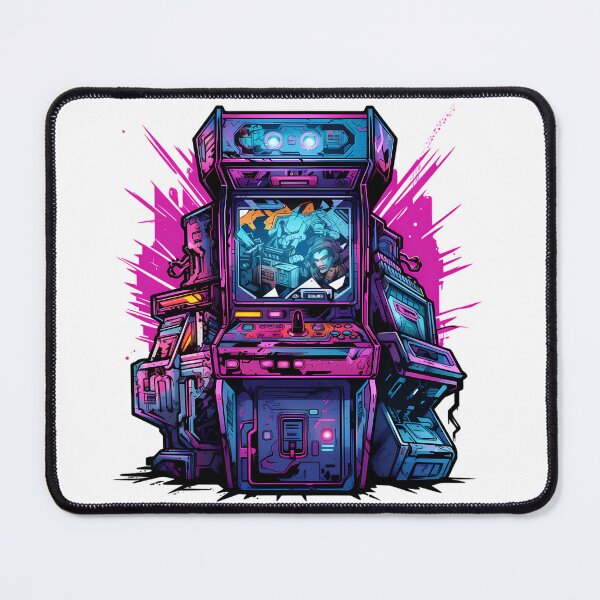Item preview, Cyberpunk Video Game Arcade Cabinet designed and sold by SchorlCraft.