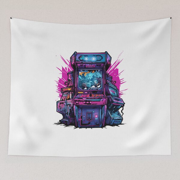 Item preview, Cyberpunk Video Game Arcade Cabinet designed and sold by SchorlCraft.