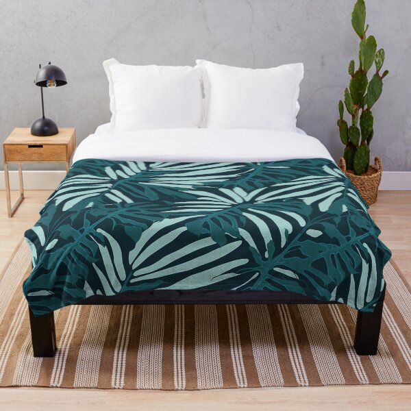 Aperçu de l'œuvre Motif Monstera luxuriant tropical créée et vendue par SynthiPrint.