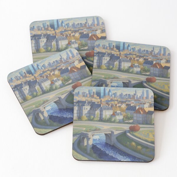 Item preview, Futuristic city Vincent Van Gogh pack designed and sold by Starry night Cherry blossom.