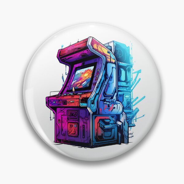 Item preview, Cyberpunk Video Game Arcade Cabinet designed and sold by SchorlCraft.