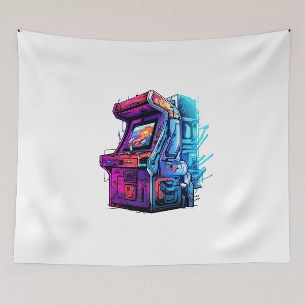 Item preview, Cyberpunk Video Game Arcade Cabinet designed and sold by SchorlCraft.