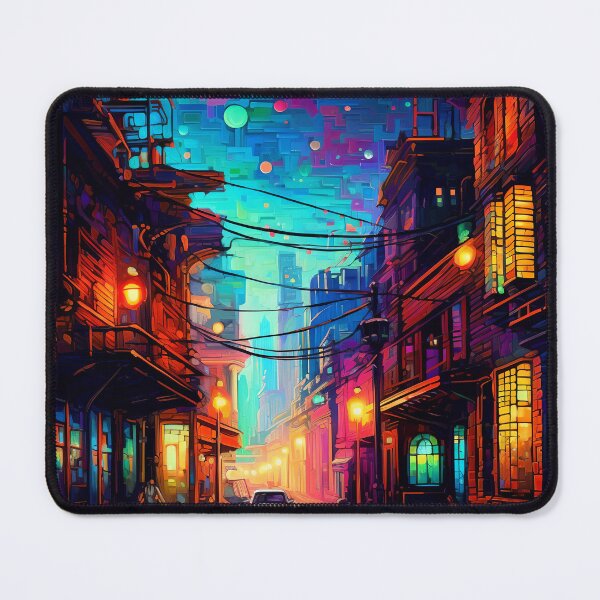 Item preview, Square night city designed and sold by xTillePatterns.