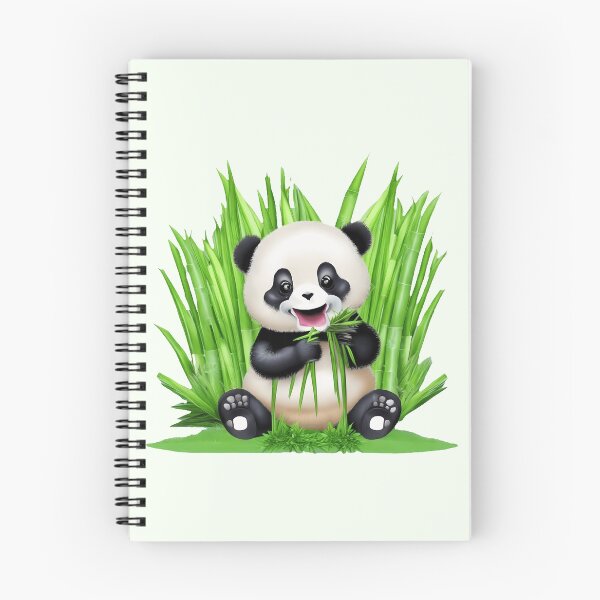 Item preview, Panda Bear eating Bamboo designed and sold by BuxomBabe21.