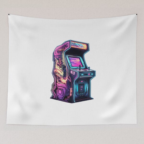 Item preview, Cyberpunk Video Game Arcade Cabinet designed and sold by SchorlCraft.