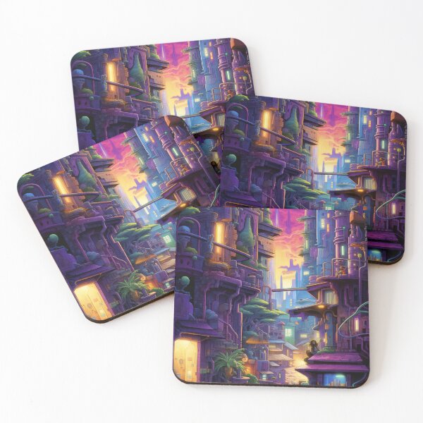 Item preview, Space night city designed and sold by xTillePatterns.
