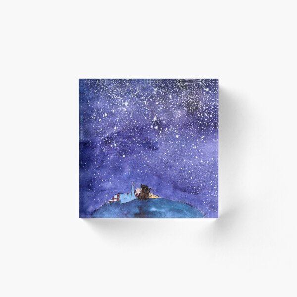 little stargazers Acrylic Block