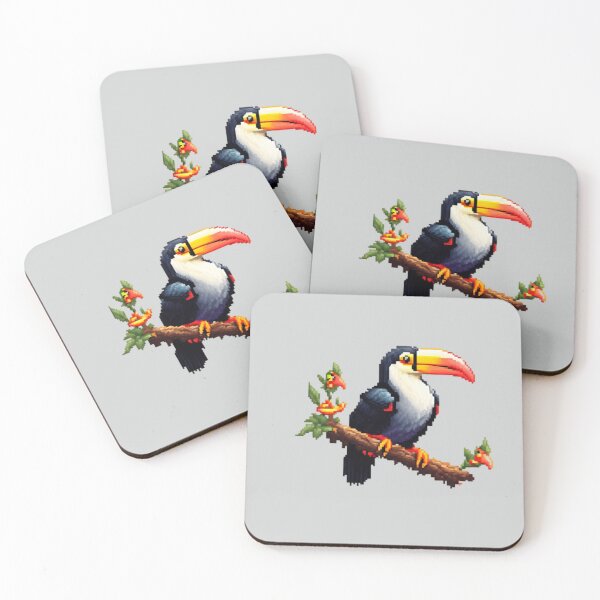 Item preview, Pixel Toucan Design Print  designed and sold by randomtdesigns.