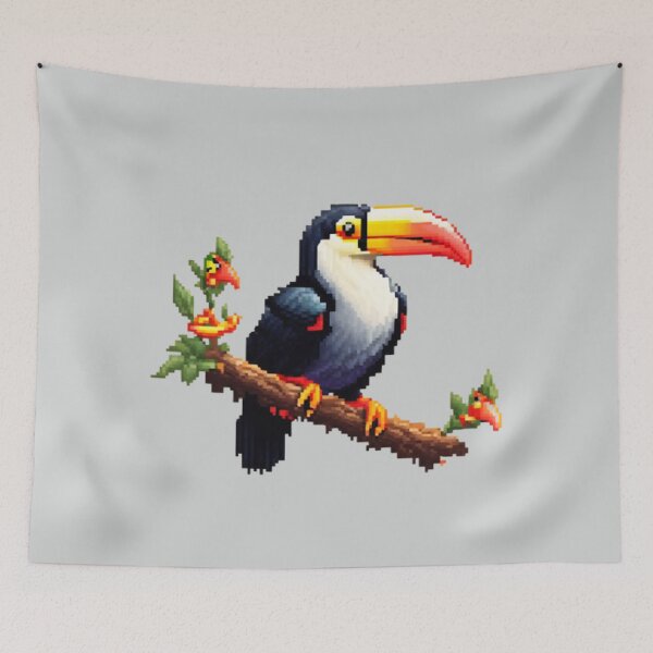 Item preview, Pixel Toucan Design Print  designed and sold by randomtdesigns.