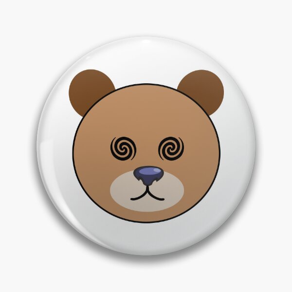 Item preview, Hallucination Bear Emoji designed and sold by m2inspiration.