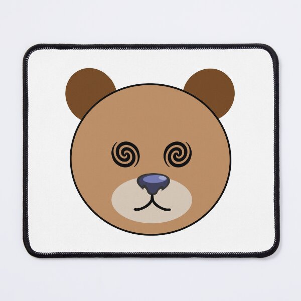 Item preview, Hallucination Bear Emoji designed and sold by m2inspiration.