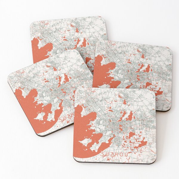 Item preview, Suzhou City Map of Jiangsu, China  - Bohemian designed and sold by deMAP.
