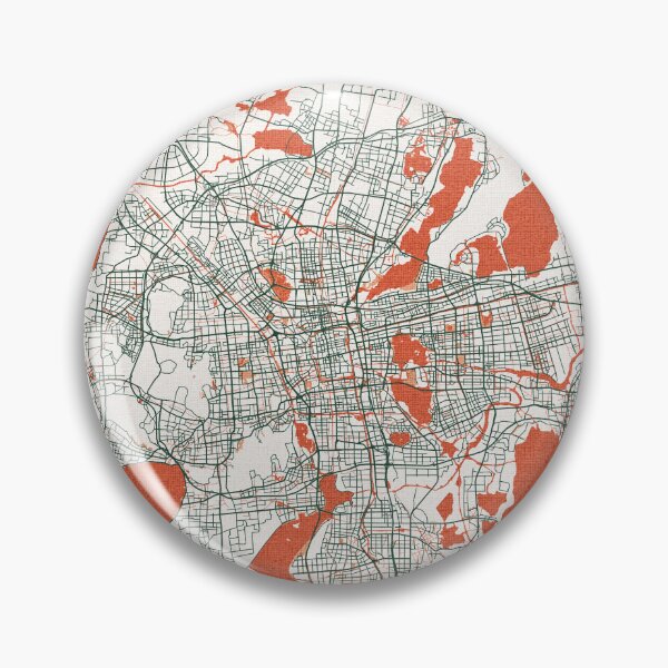 Item preview, Suzhou City Map of Jiangsu, China  - Bohemian designed and sold by deMAP.