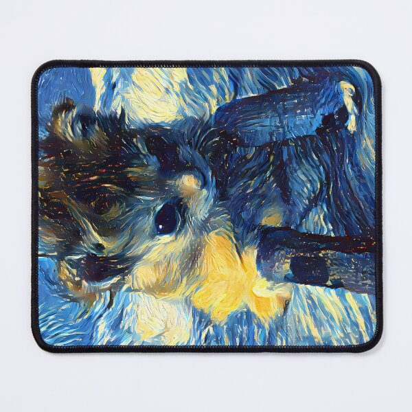 Item preview, Van Gogh Tater Tot: Starry Night Kitty designed and sold by EmeraldeaArt.