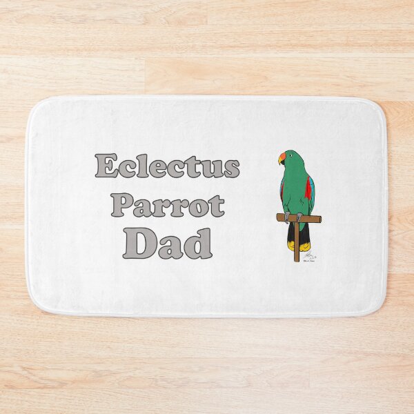Item preview, Eclectus Parrot Dad -- Oscar Jones designed and sold by Laughing Parrot Studio.